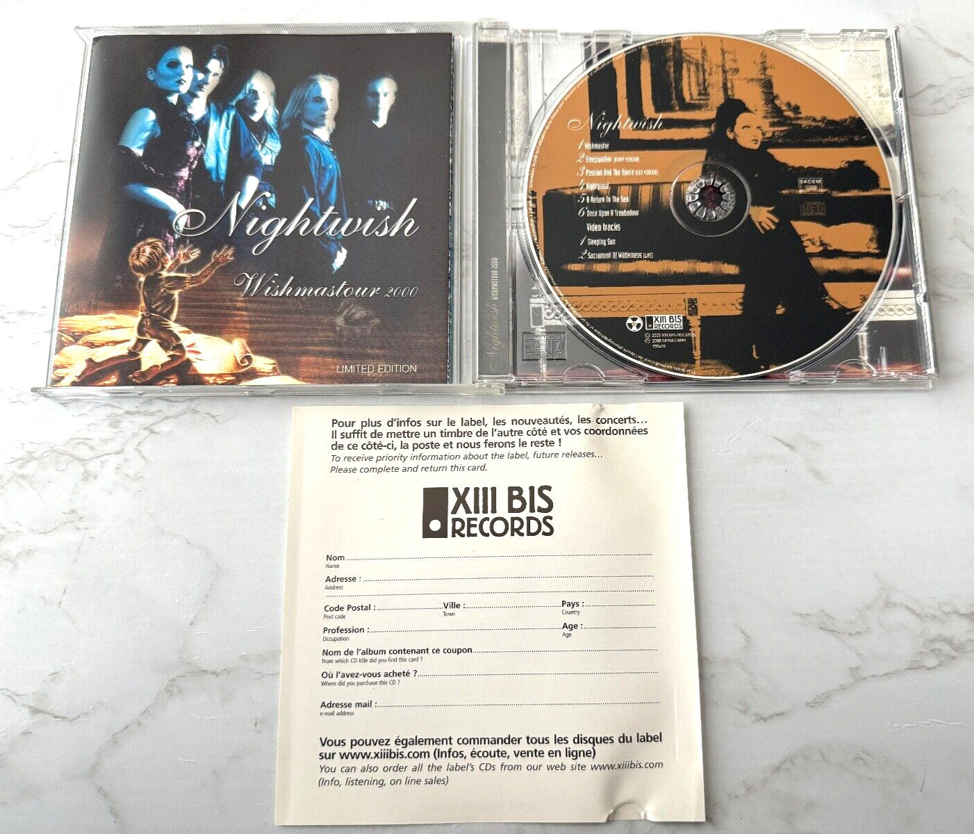 Nightwish – Wishmastour 2000 (Numbered) (2000)