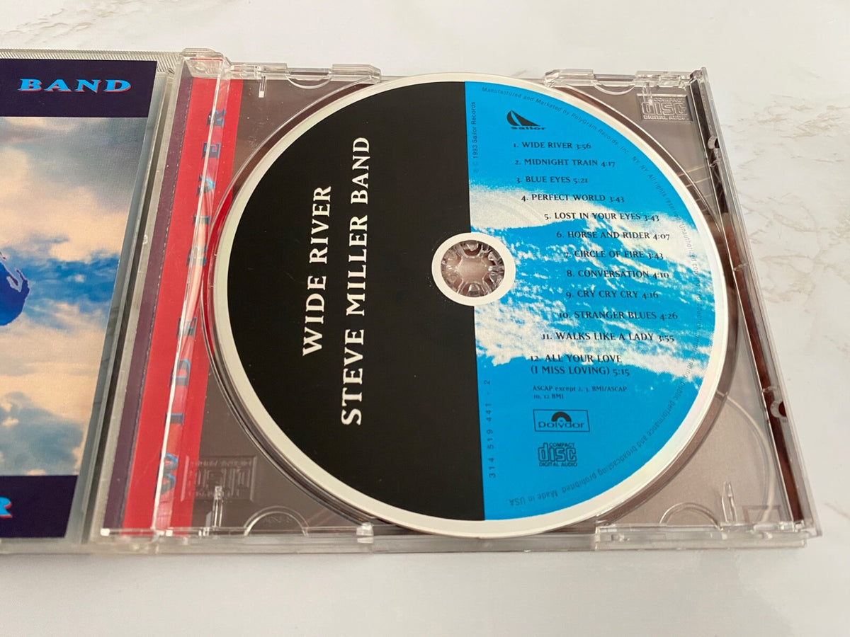 Steve Miller Band – The Steve Miller Band Wide River (1993) [ORIGINAL USA PRESS]