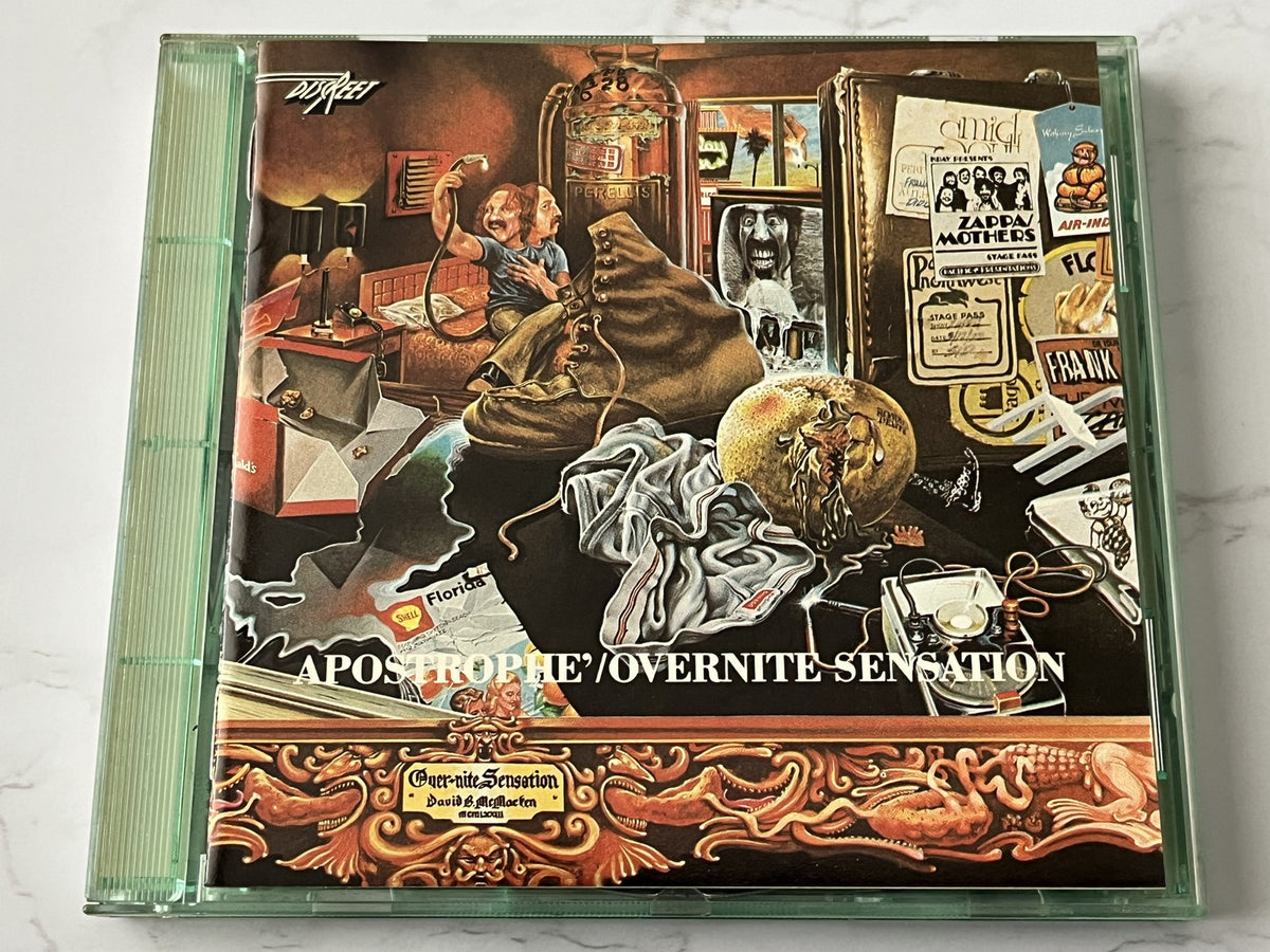 Frank Zappa – Apostrophe / Overnight Sensation [USA SILVER DISC]