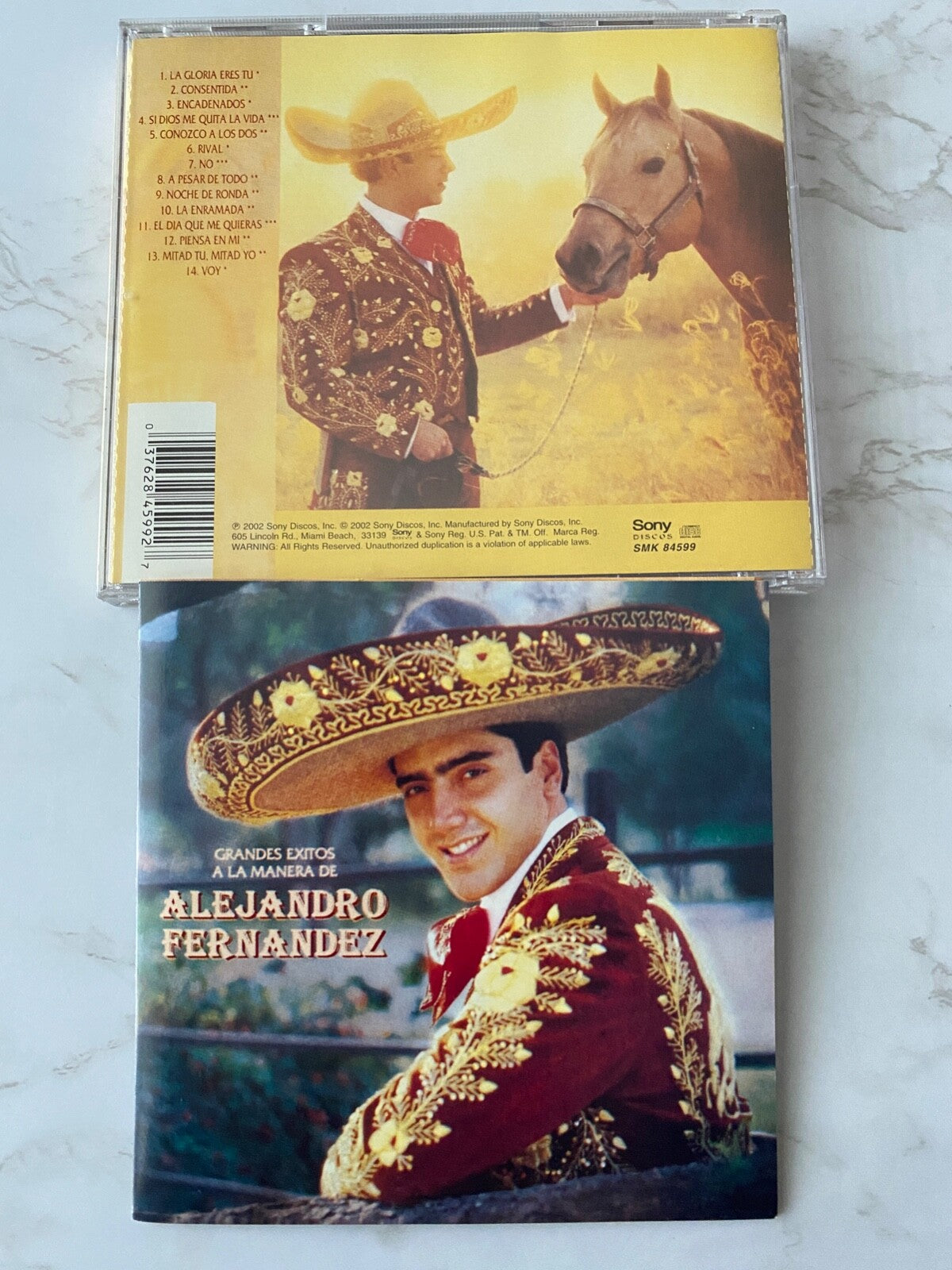 Alejandro Fernandez – Grandes Exitos A La Manera (24KT Gold) (2002) [ORIGINAL USA PRESS]
