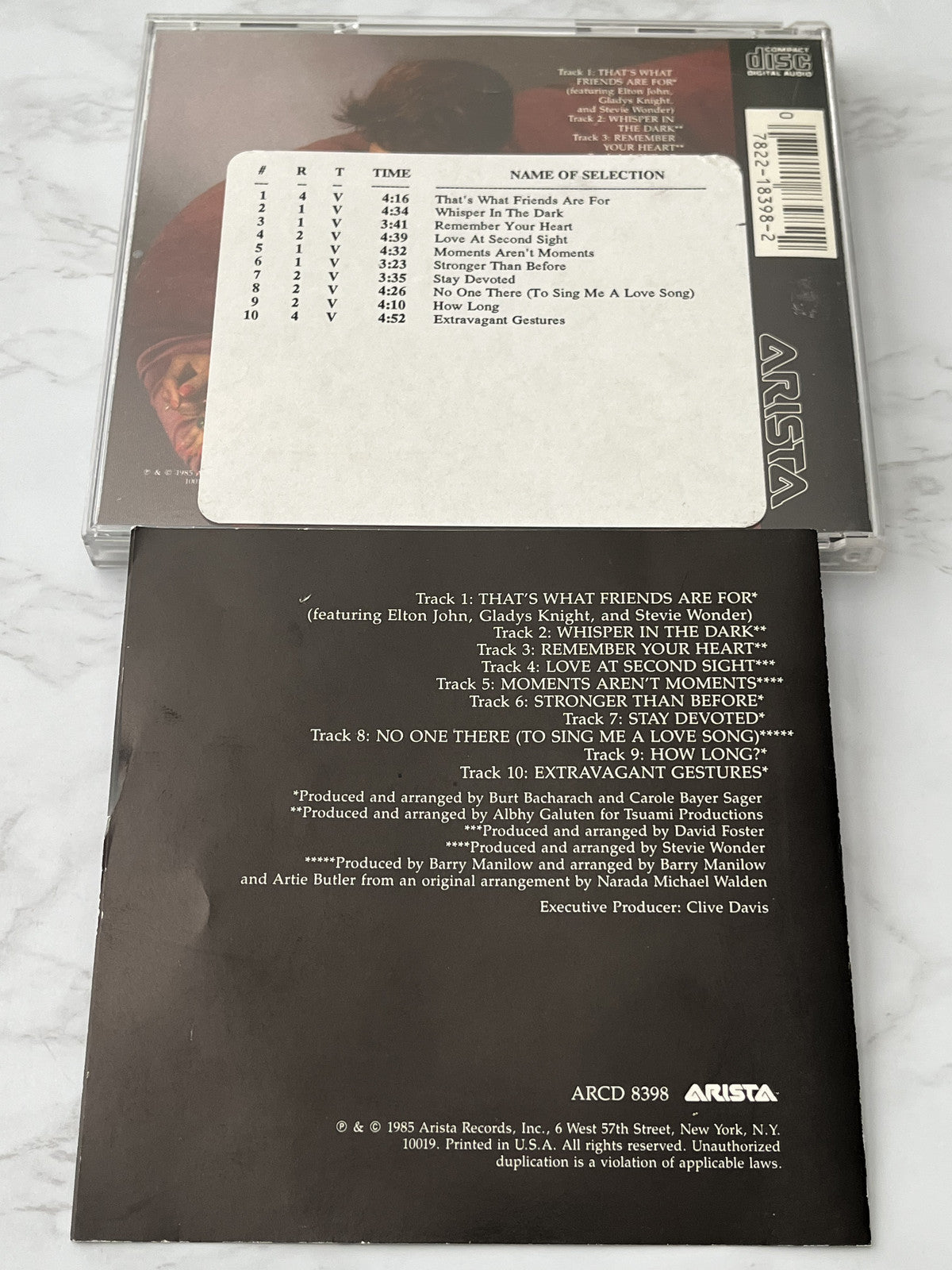 Dionne Warwick – Friends (1985) [JAPAN TARGET ERA]