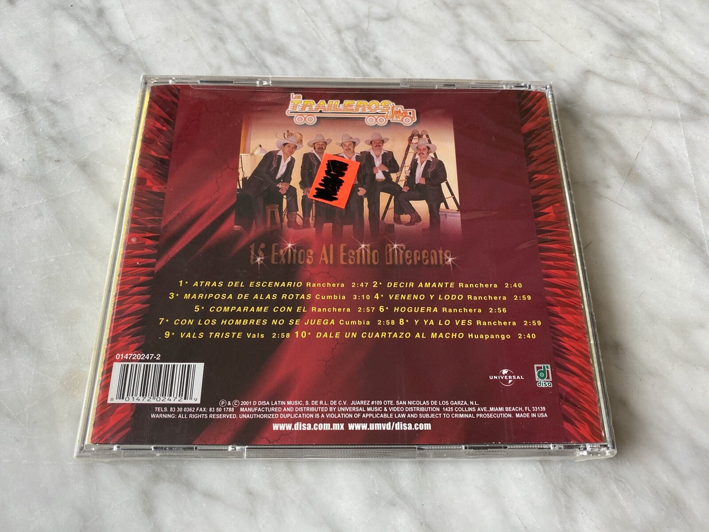 Los Traileros Del Norte – Atras Del Escenario (2001) [ORIGINAL USA PRESS]