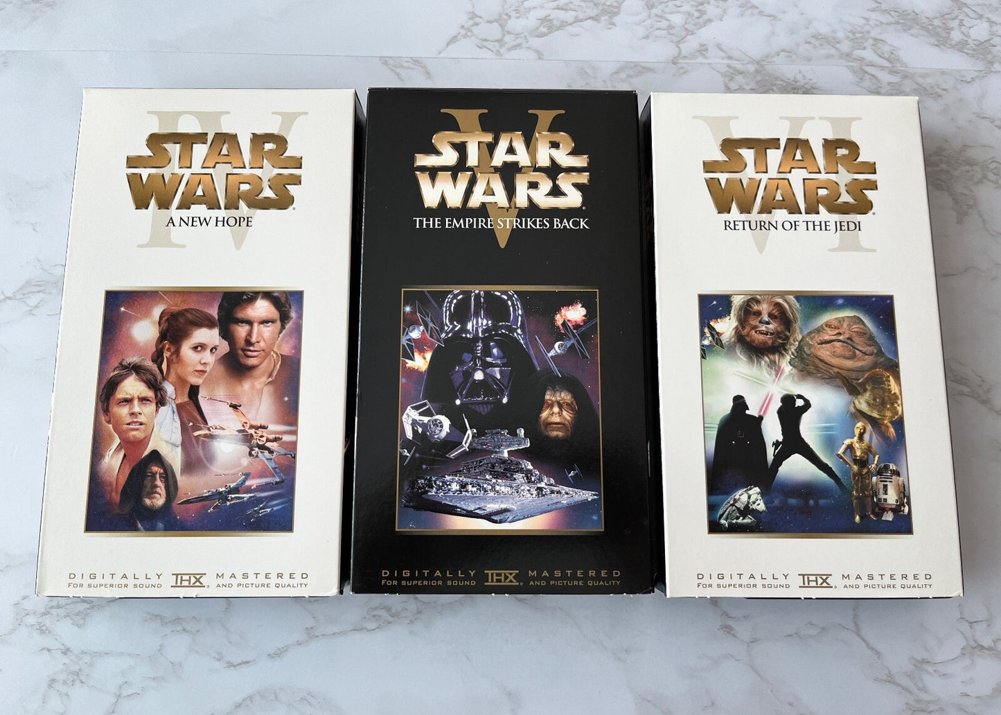 STAR WARS Trilogy 3 VHS Box Set 2000 THX SPECIAL EDITION! Lucasfilm