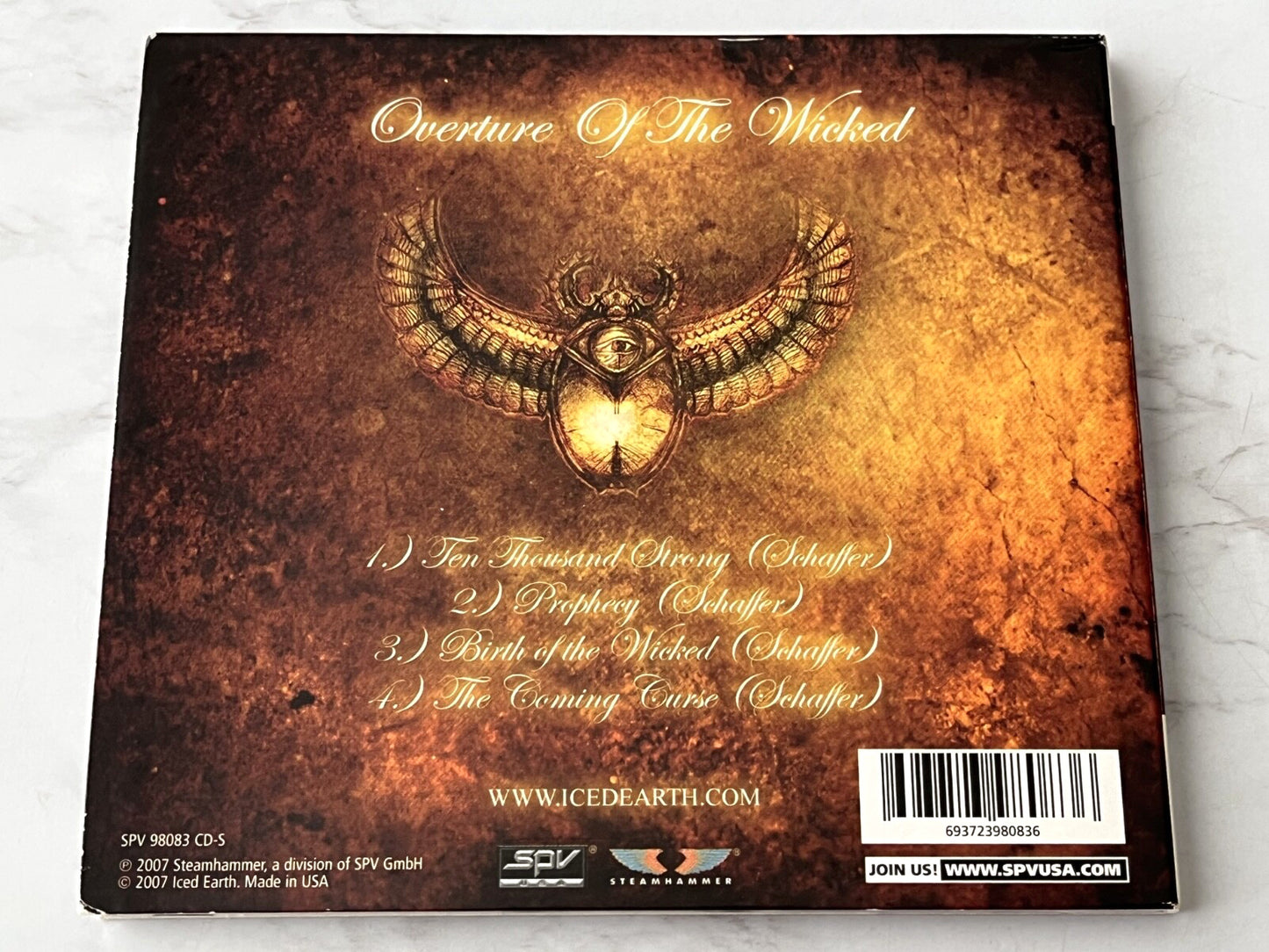 Iced Earth – Overture Of The Wicked (Maxi Single, Digipak) (2007)