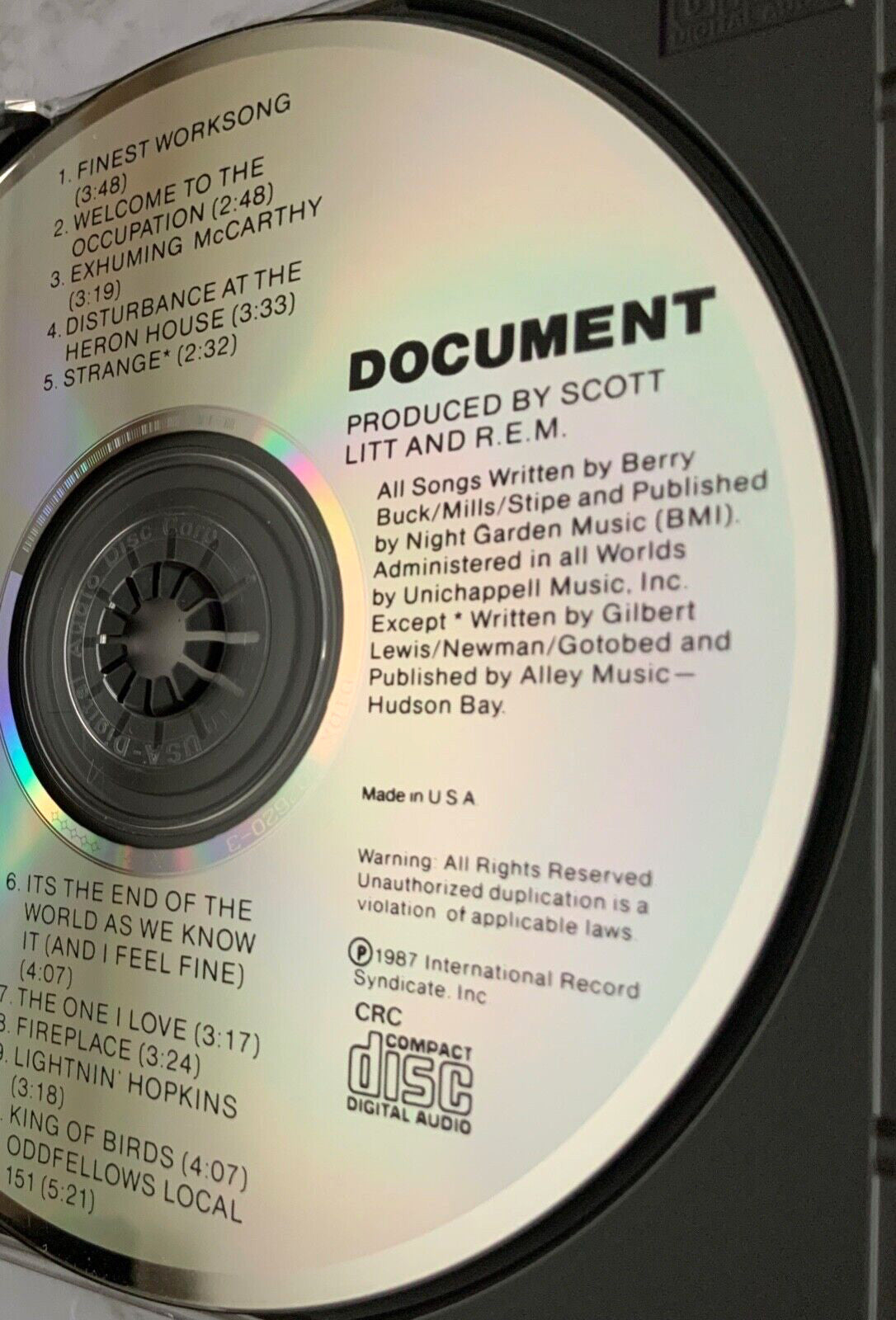 R.E.M. – Document [DADC PRESS]