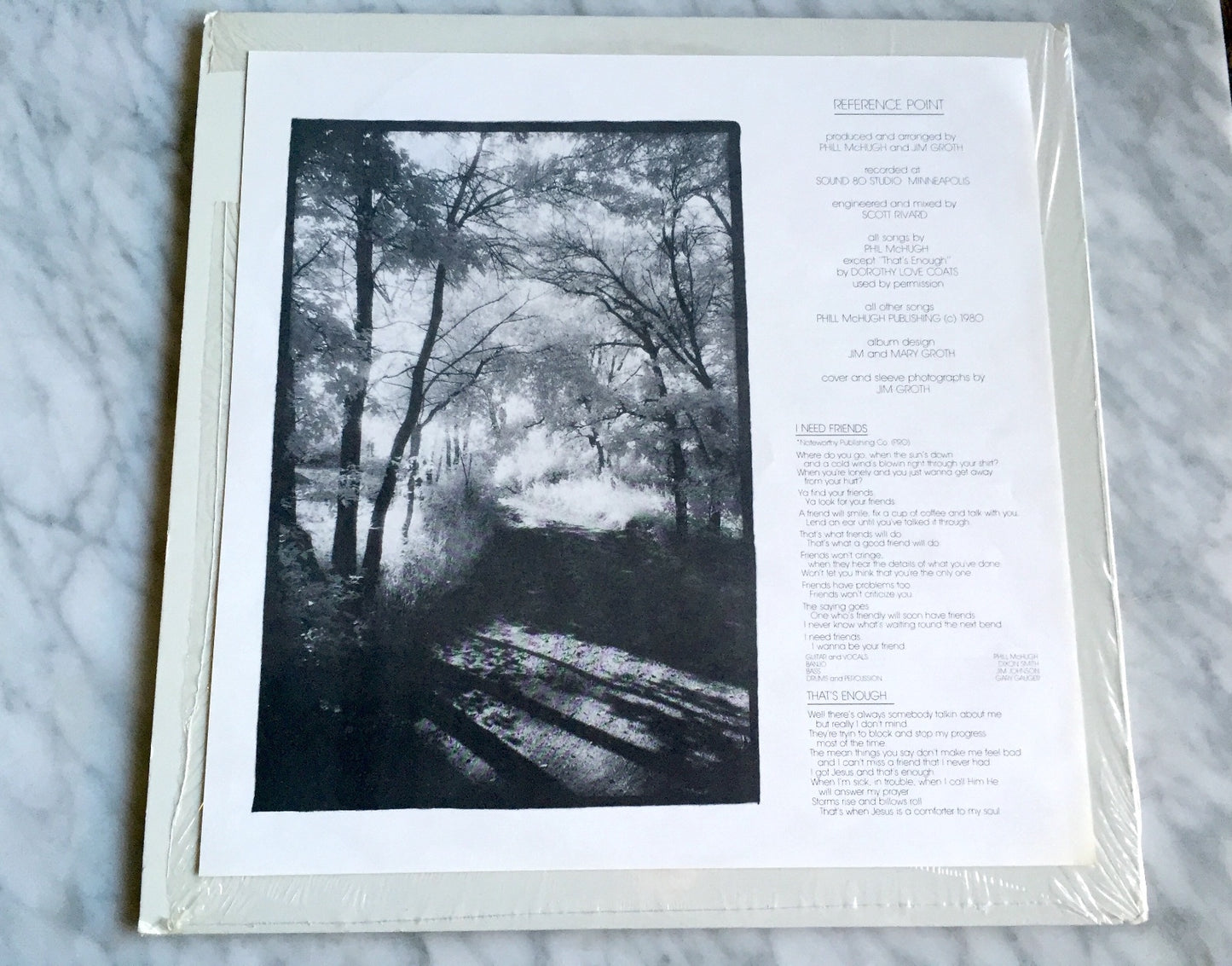Phil McHugh Reference Point LP PROMO IN SHRINK! Canada Imp. Christian Xian Rock
