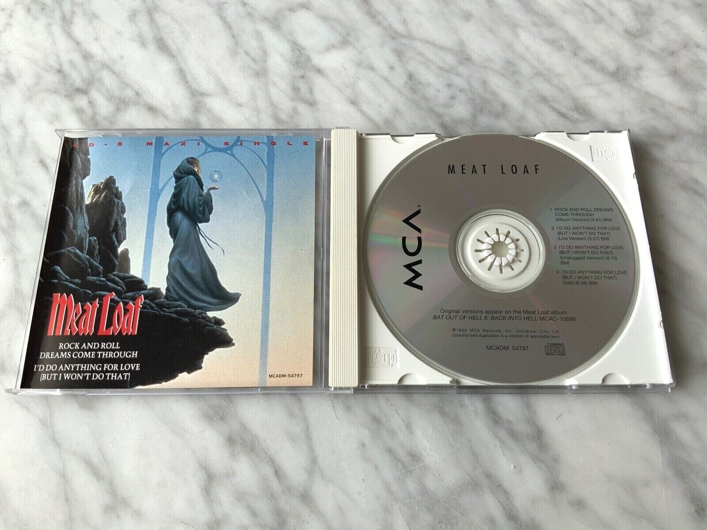 Meat Loaf – Rock And Roll Dreams Come Through / I'd Do Anything For Love (1993)