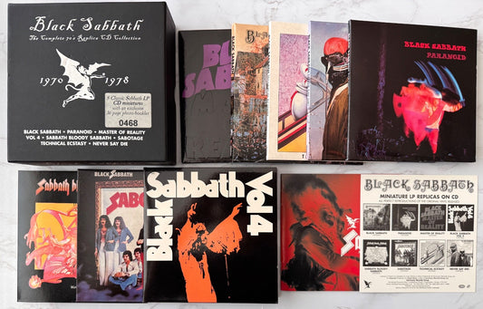 Black Sabbath – The Complete 70s Replica Collection 8 (Box Set) (2001) [UK PRESS]