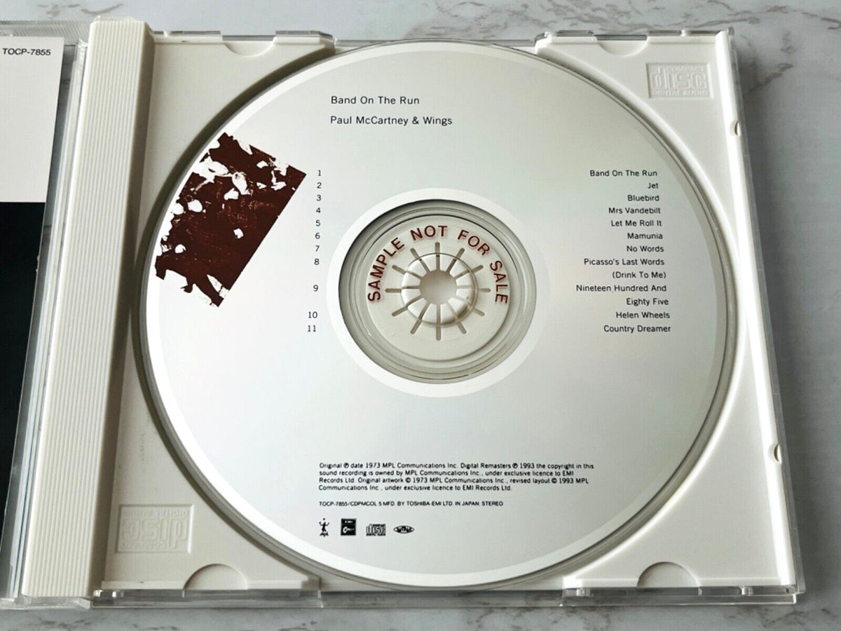Paul McCartney, Wings – & Wings Band On The Run (Promo, OBI) (1993)