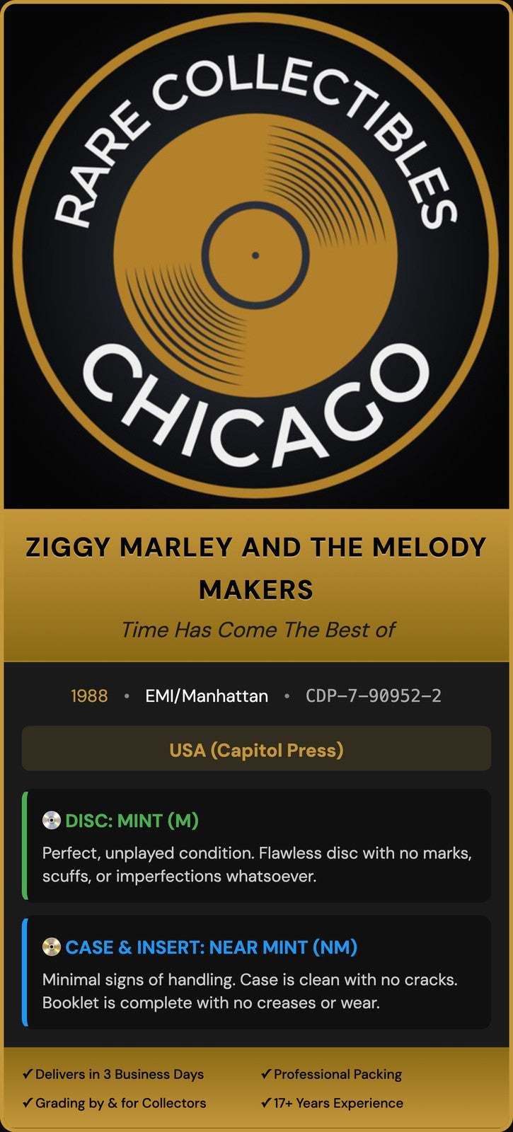 Ziggy Marley and the Melody Makers – Time Has Come The Best of [ORIGINAL USA PRESS]