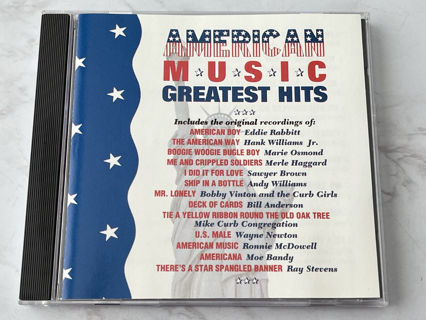 Merle Haggard, Moe Bandy, Ray Stevens, Various – American Music Greatest Hits [ORIGINAL USA PRESS]