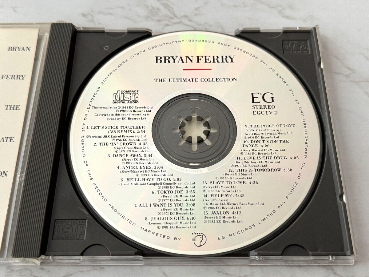 Bryan Ferry – The Ultimate Collection (1988) [DADC PRESS]