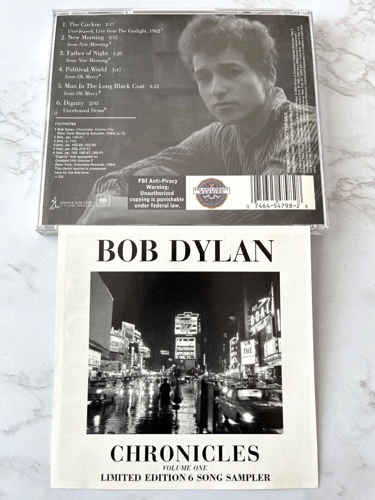 Bob Dylan – Chronicles Vol. 1 6 Song Sampler (Promo) (2004)