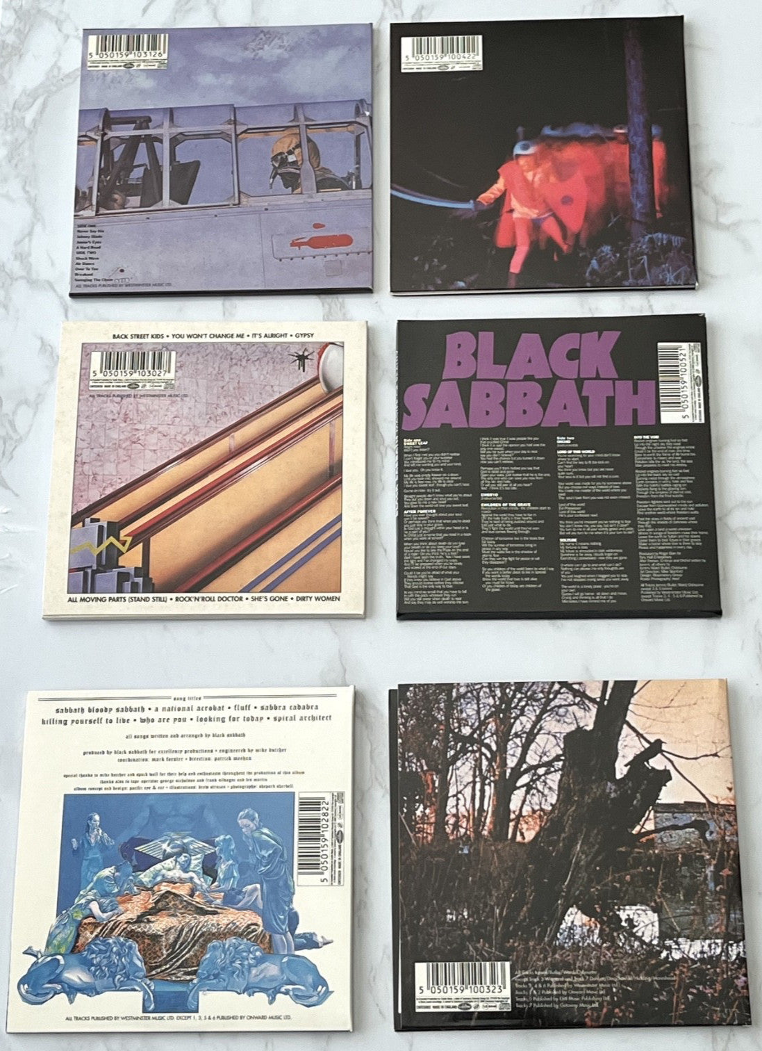 Black Sabbath – The Complete 70s Replica Collection 8 (Numbered, Box Set) (2001) [UK PRESS]