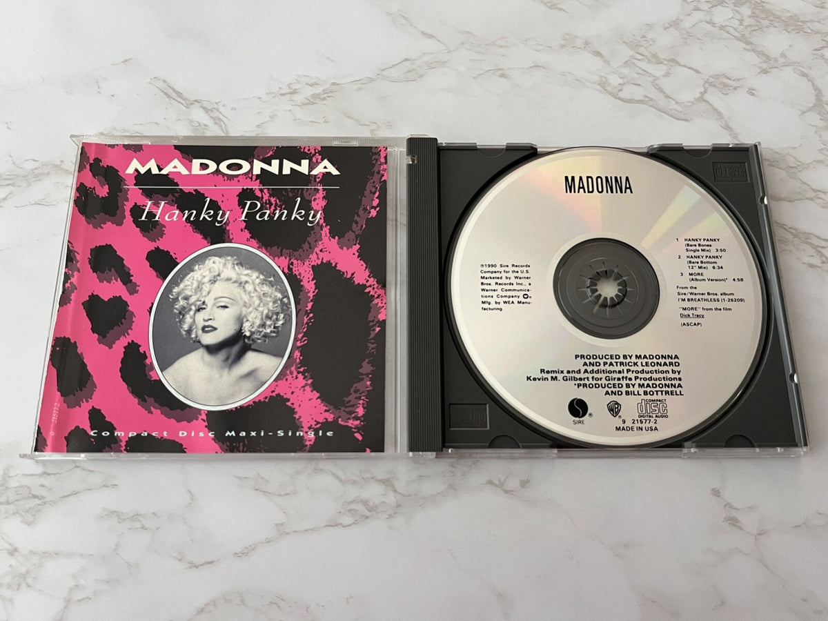 Madonna – Hanky Panky / More (Promo, Maxi Single) (1990)
