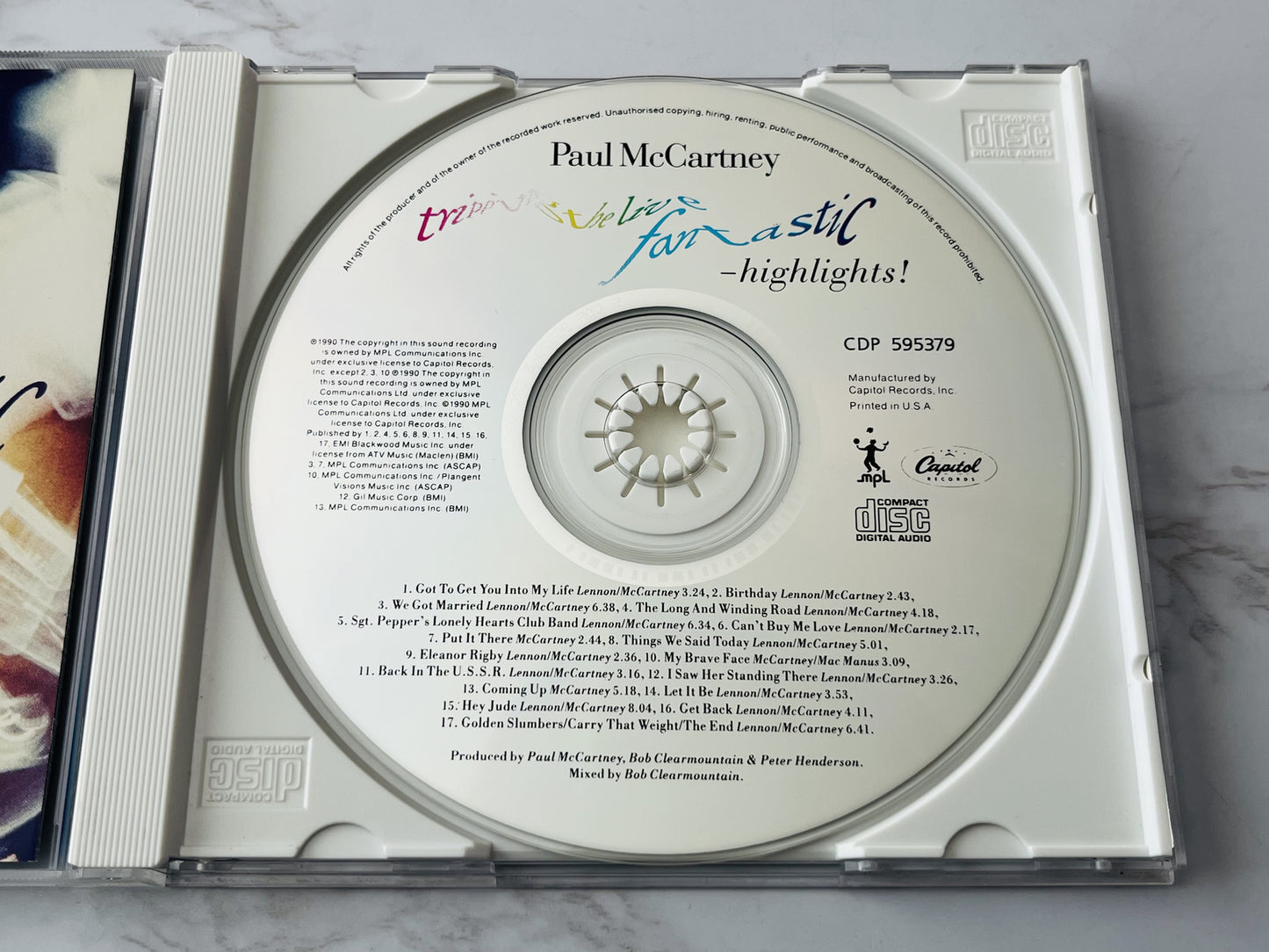 Paul McCartney – Tripping The Live Fantastic (1990) [ORIGINAL USA PRESS]