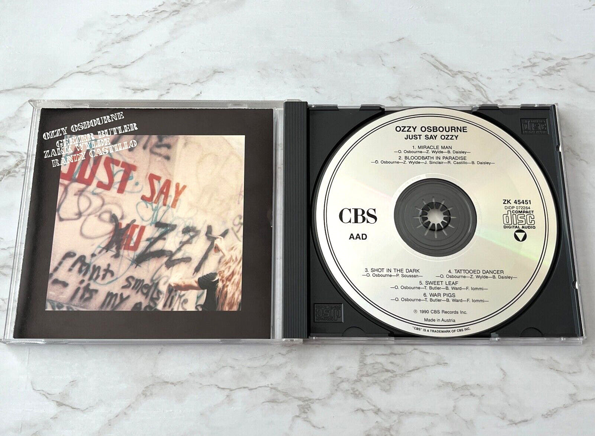 Ozzy Osbourne – Just Say Ozzy (EP) (1990) [DADC PRESS]