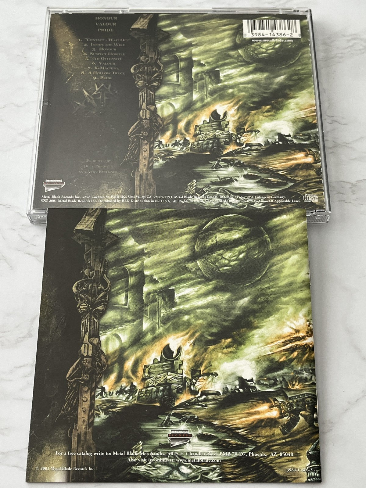 Bolt Thrower – Honour Valour Pride (2001) [ORIGINAL USA PRESS]