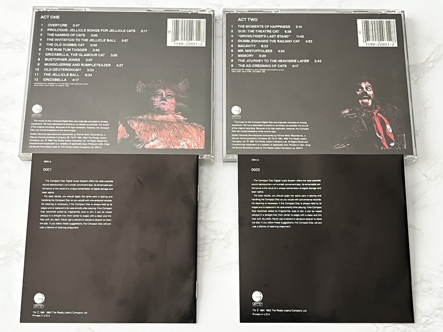 Andrew Lloyd Webber – Cats Broadway Cast Recording (1986) [JAPAN TARGET ERA]