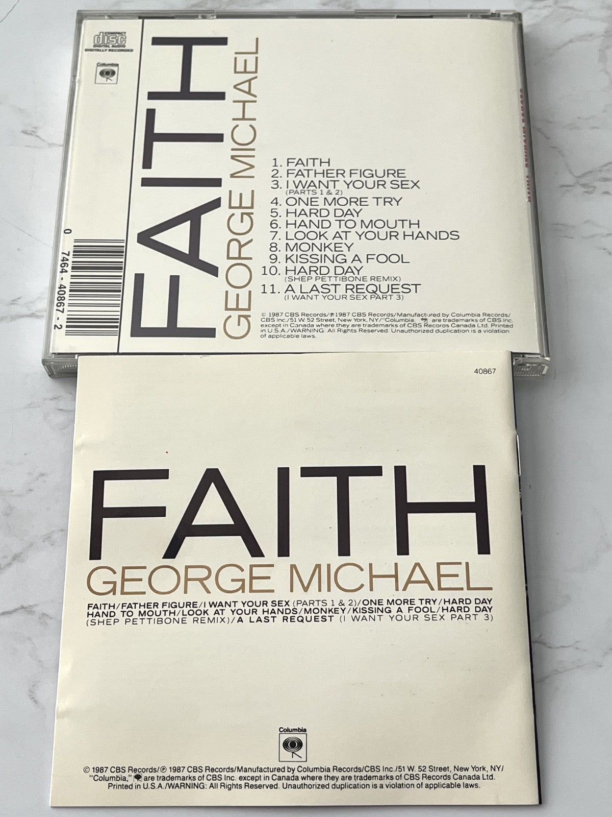 George Michael – Faith [DADC PRESS]