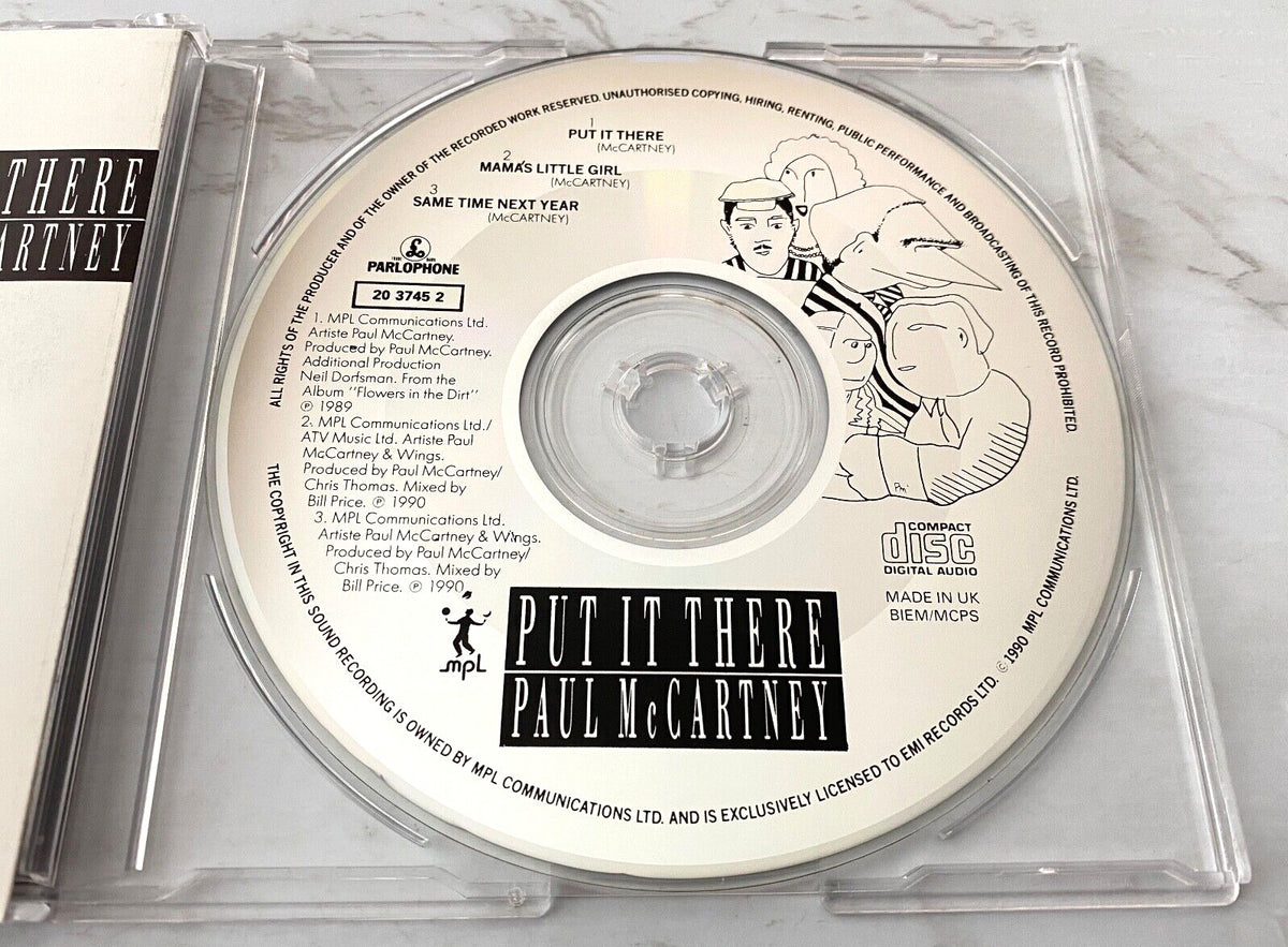 Paul McCartney – Put It There (Maxi Single) (1990) [UK PRESS]