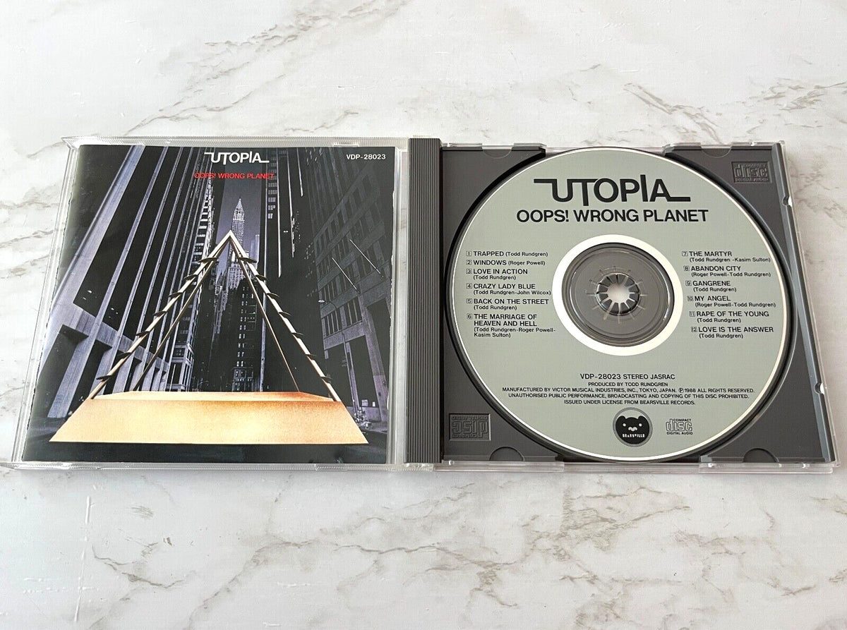 Utopia – Oops Wrong Planet (1988) [JAPAN TARGET ERA]