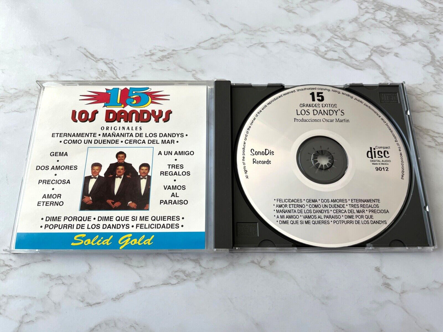 Los Dandy's – 15 Grandes Exitos [ORIGINAL MEXICO PRESS]