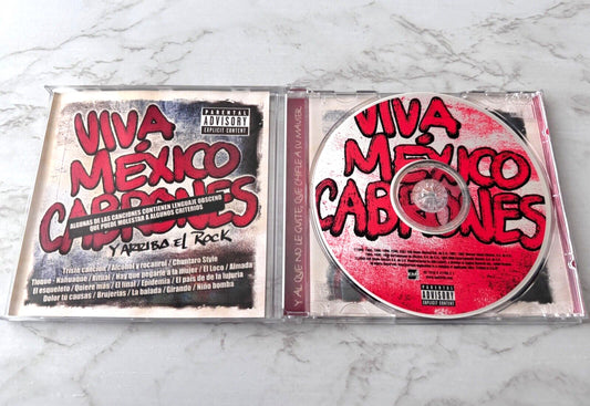 Various, El Tri, La Lupita, La Castañeda, El Gran Silencio – Viva México Cabrones Y Arriba El Rock (2002) [ORIGINAL USA PRESS]