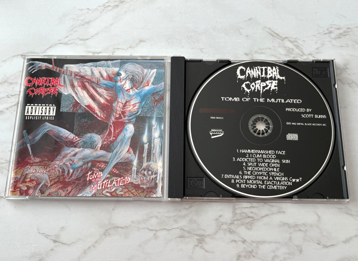 Cannibal Corpse – Tomb Of The Mutilated (1992) [ORIGINAL USA PRESS]