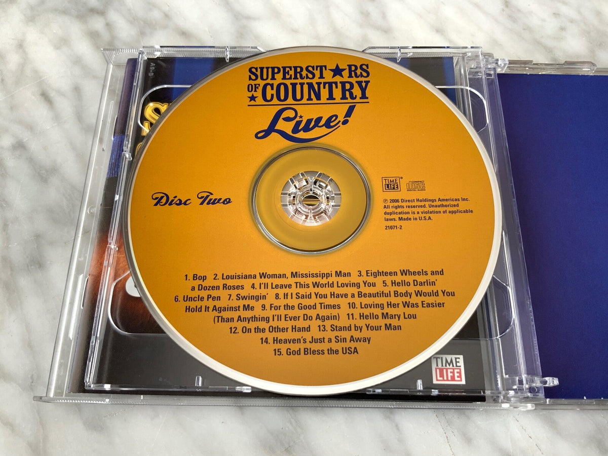 Time Life Music Superstars Of Country Live (2006)