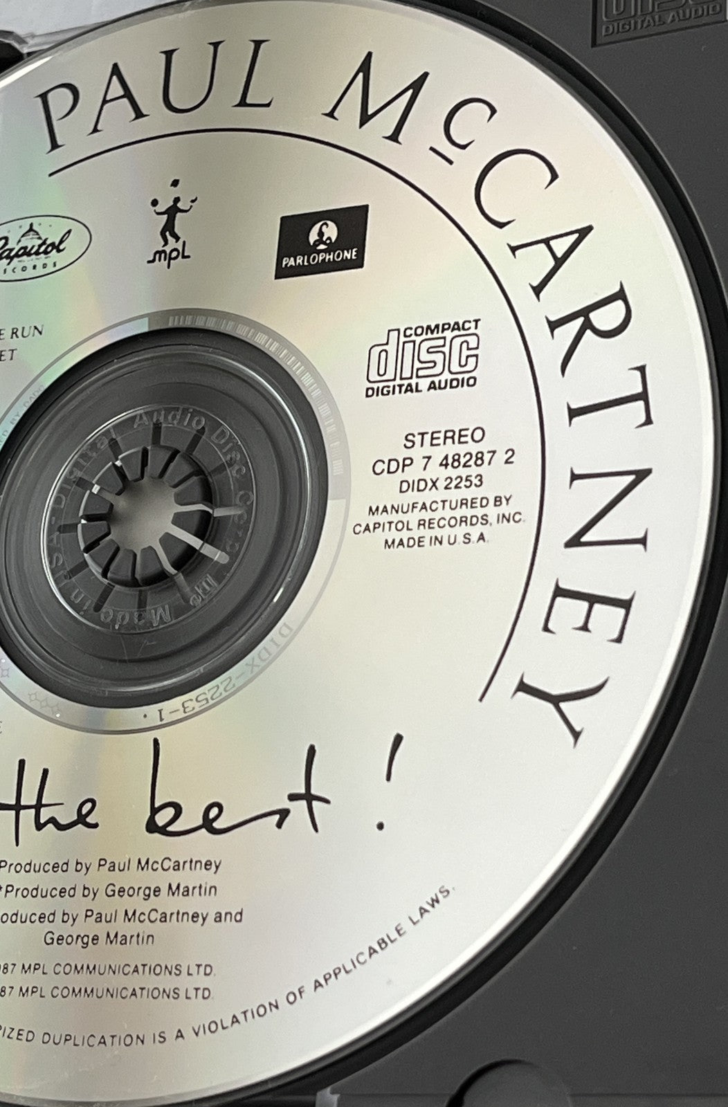 Paul McCartney – All The Best [DADC PRESS]