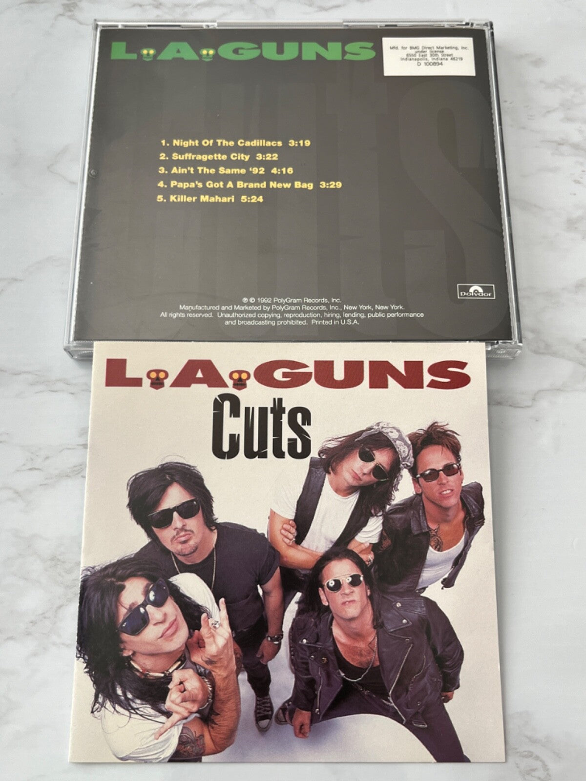 L.A. Guns – Cuts (EP) (1992) [ORIGINAL USA PRESS]