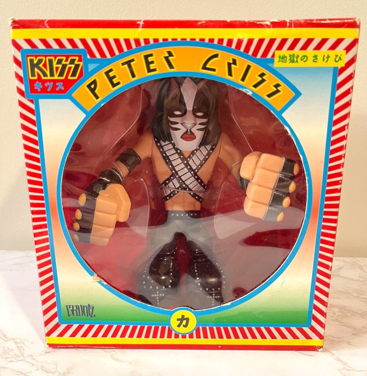 KISS Peter Criss Hotter Than Hell GRUNTZ Figure 2002 Love Gun Outfit