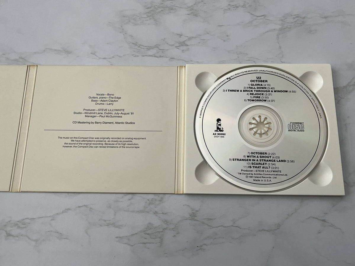 U2 – October (Digipak) [DADC PRESS]