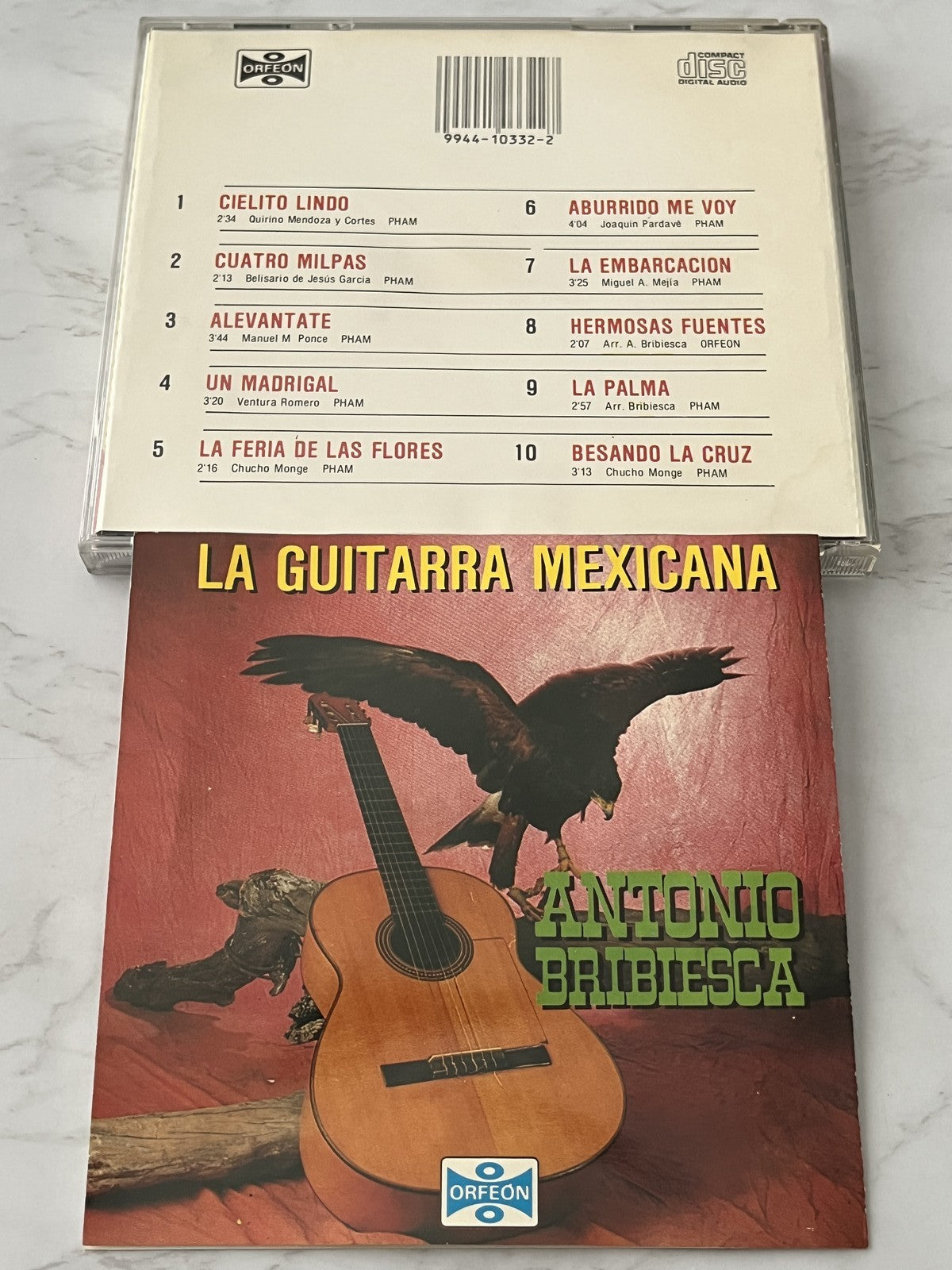 Antonio Bribiesca – La Guitarra Mexicana (1990s) [ORIGINAL USA PRESS]