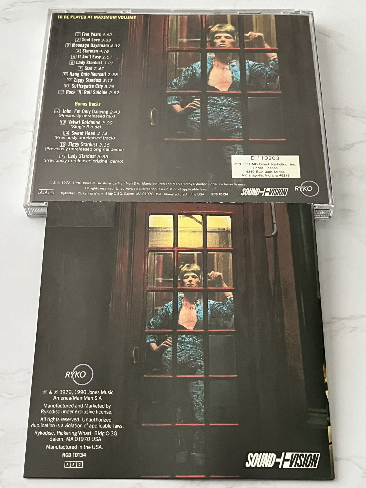 David Bowie – The Rise And Fall Of Ziggy Stardust [USA SILVER DISC]