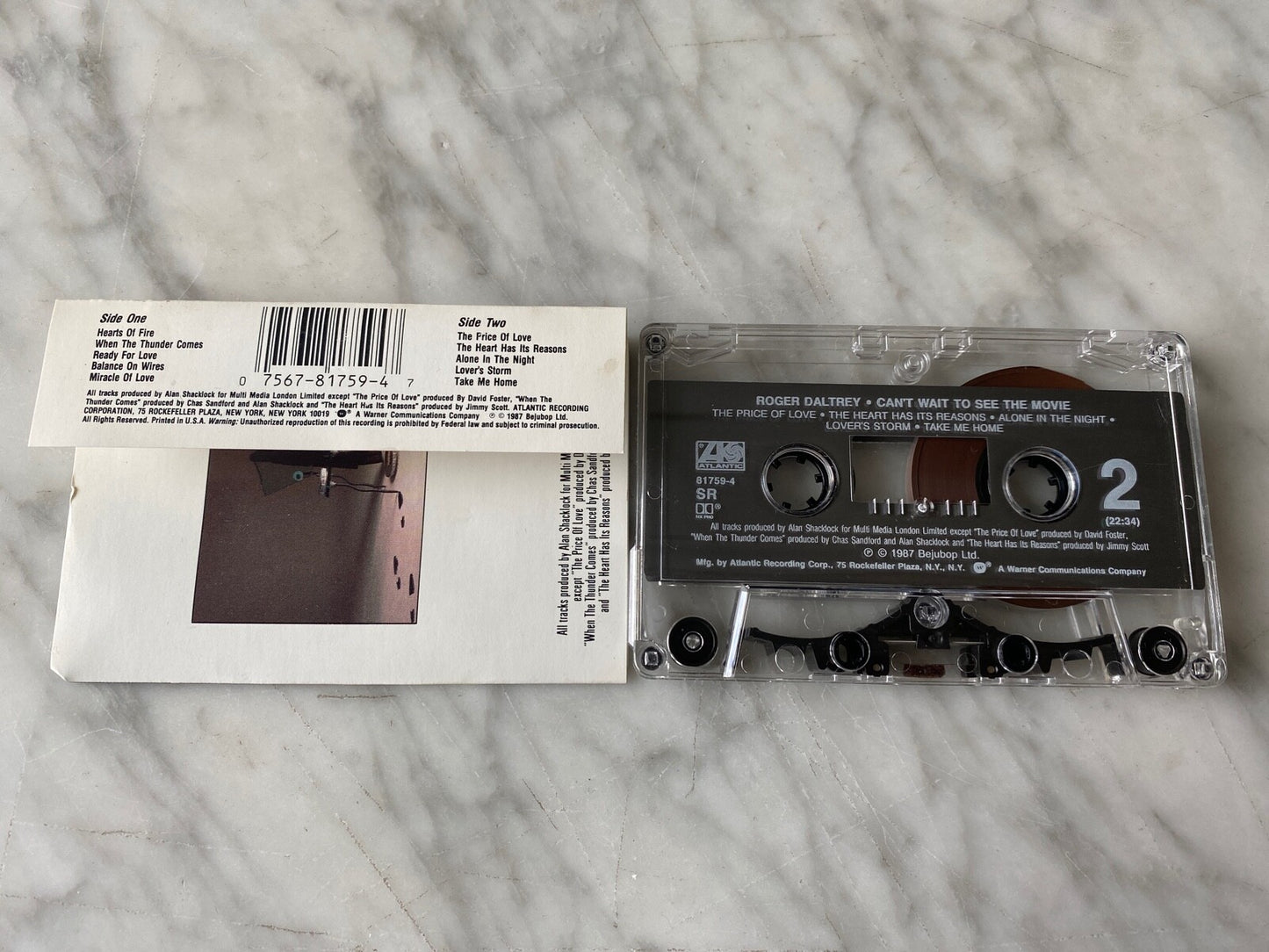 Roger Daltrey – Can't Wait To See The Movie (1987)