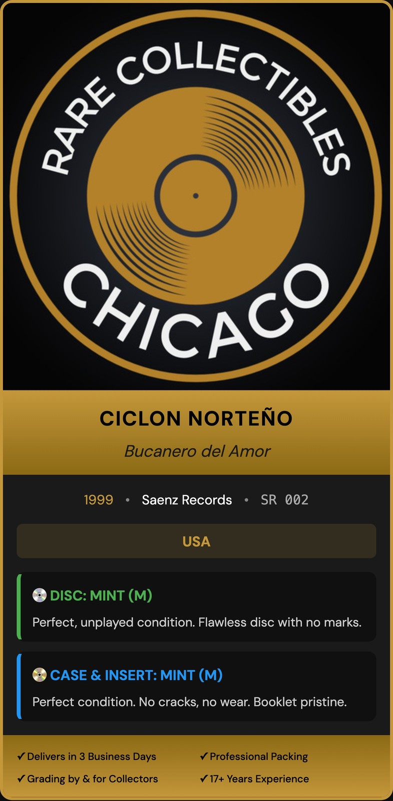 Ciclon Norteño – Bucanero Del Amor (1999) [ORIGINAL USA PRESS]