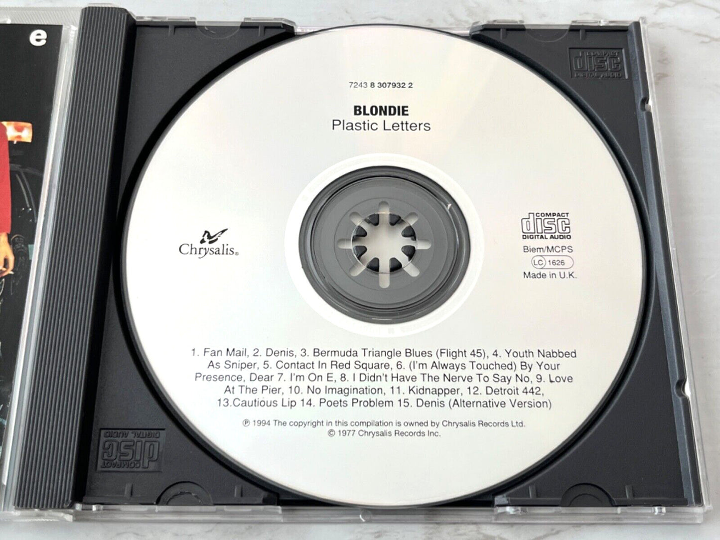 Blondie – Plastic Letters (1994) [UK PRESS]