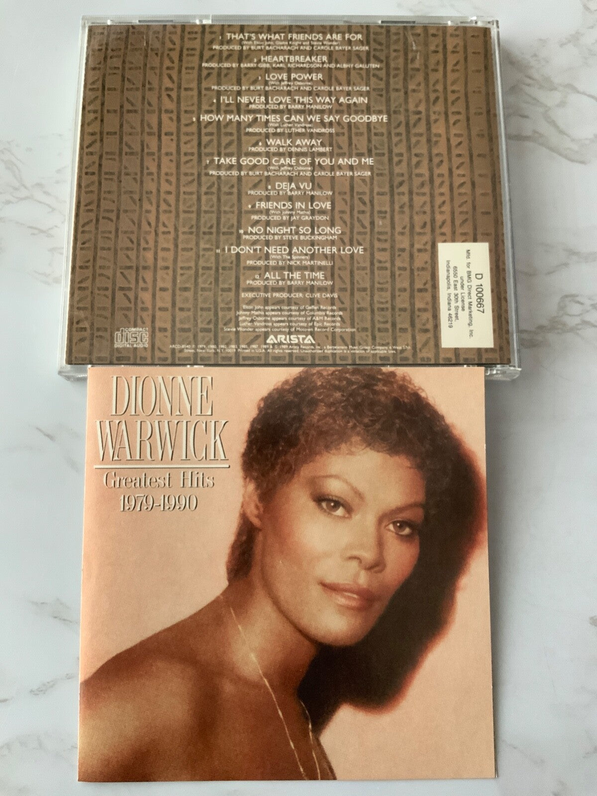 Dionne Warwick – Greatest Hits 1979-1990 [DISCTRONICS PRESS]