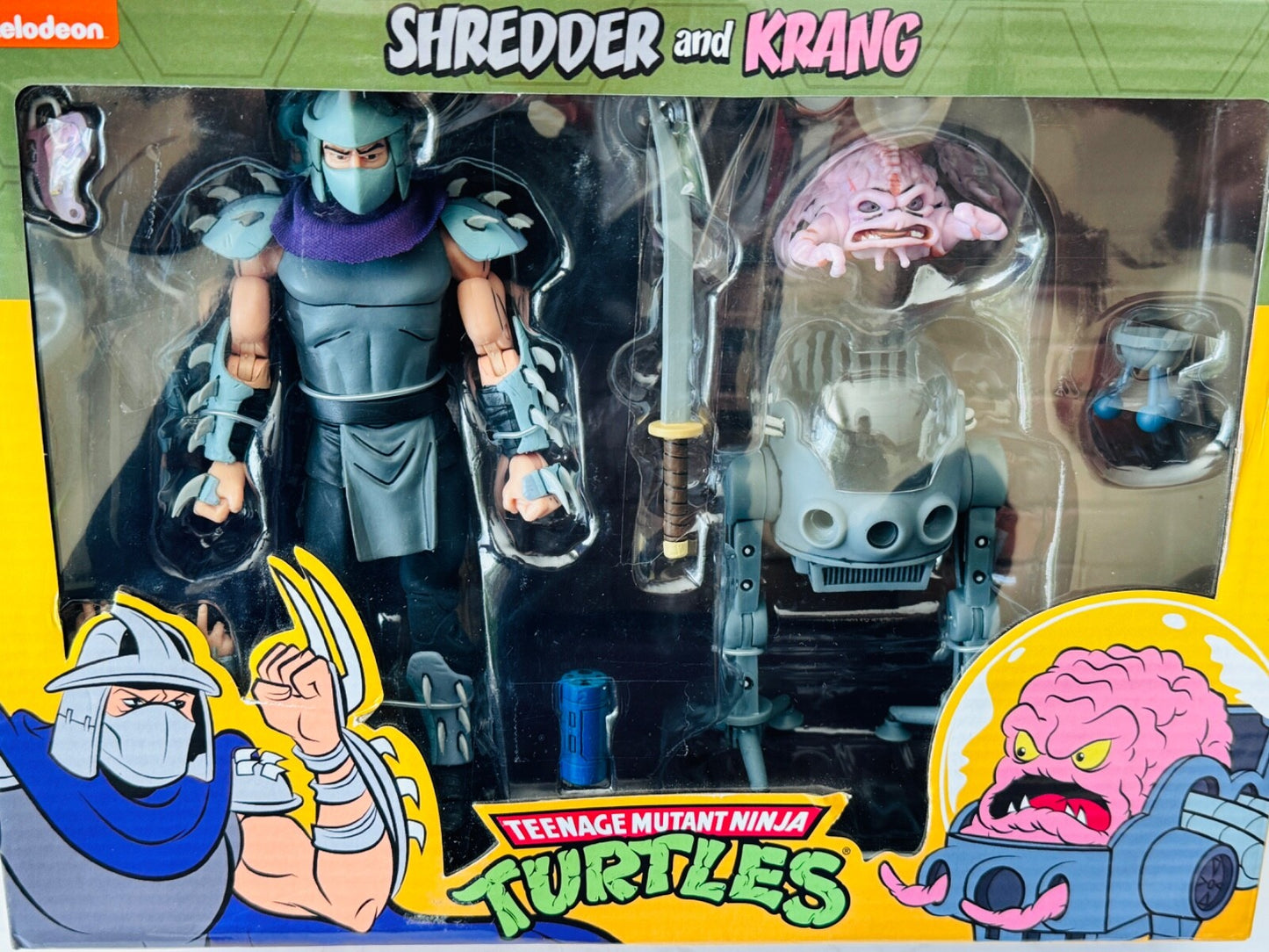 NECA Teenage Mutant Ninja Turtle Shredder And Krang Figures (2020)