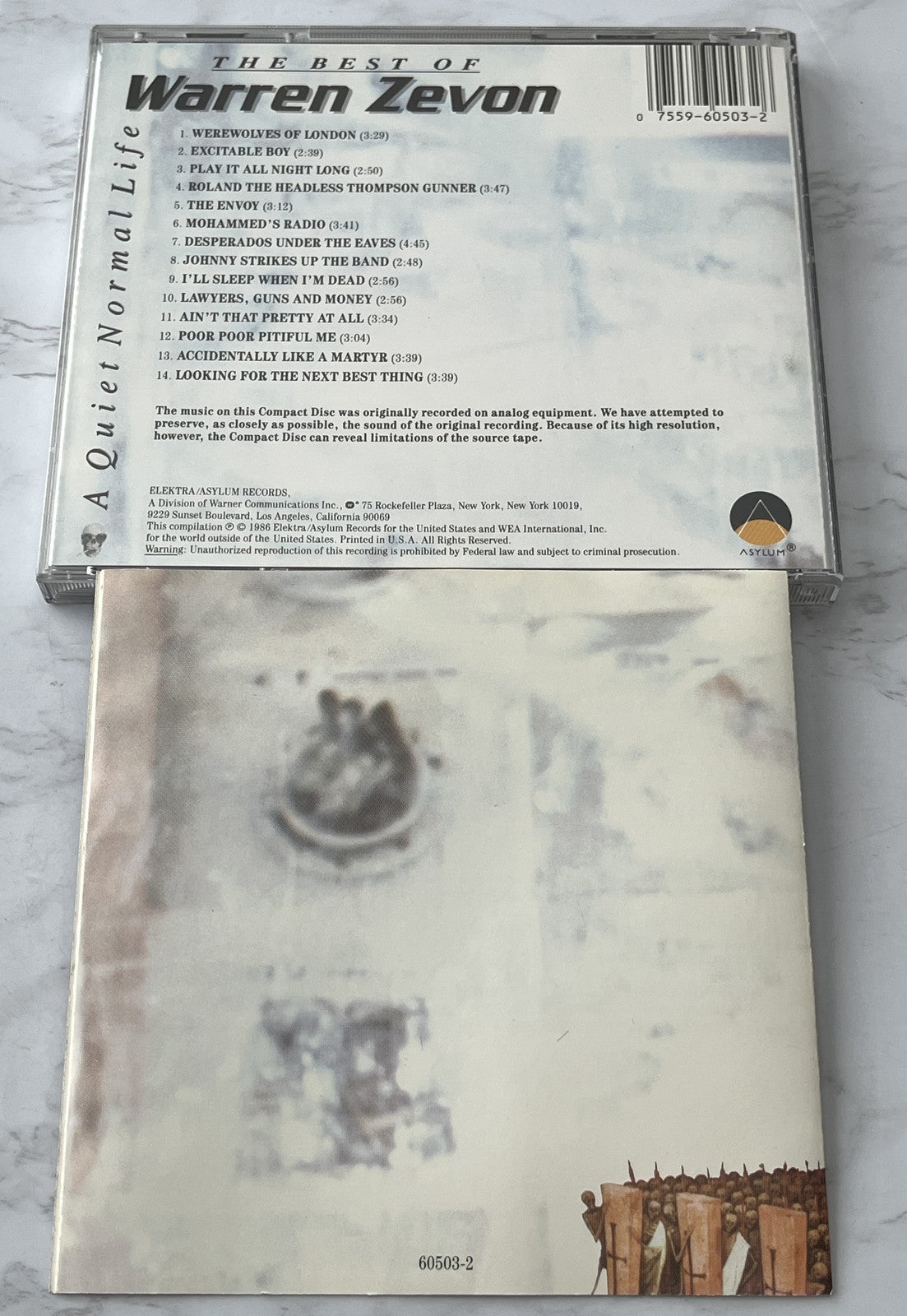 Warren Zevon – A Quiet Normal Life [USA SILVER DISC PDO]