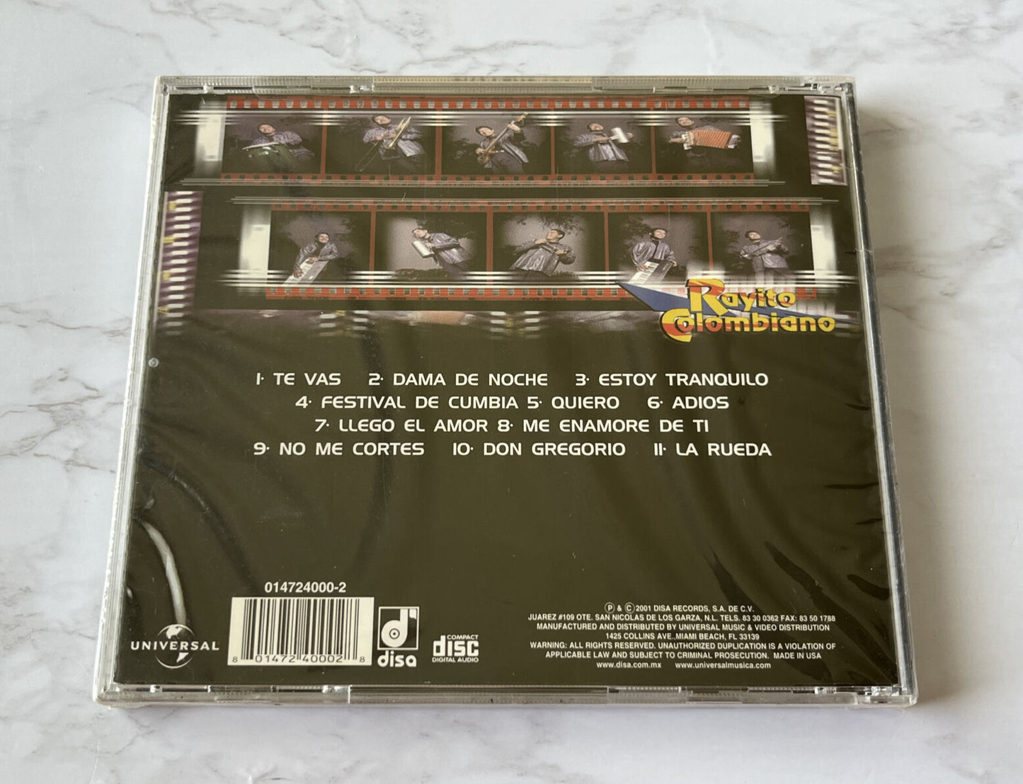 Rayito Colombiano – Dama De Noche (2001) [ORIGINAL USA PRESS]