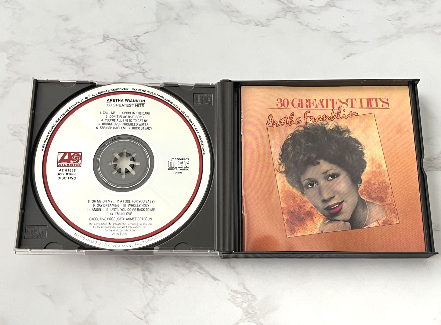 Aretha Franklin – 30 Greatest Hits (1986) [ORIGINAL USA PRESS]