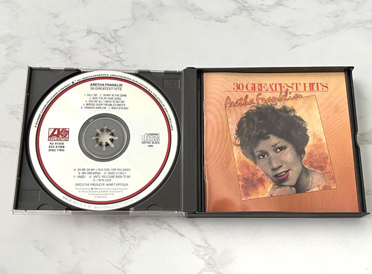 Aretha Franklin – 30 Greatest Hits (1986) [ORIGINAL USA PRESS]