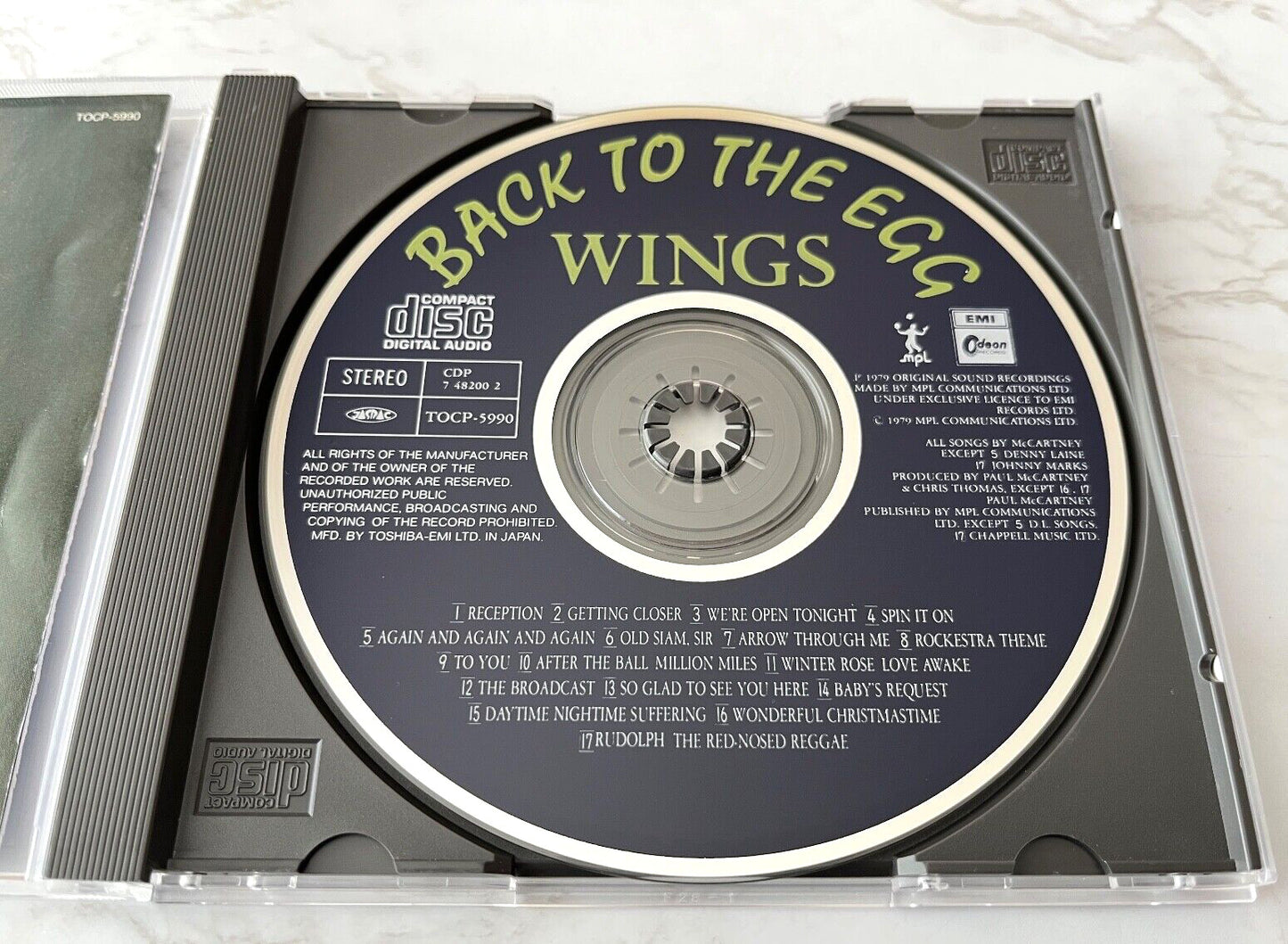 Paul McCartney, Wings – Back To The Egg (OBI) (1989) [JAPAN TARGET ERA]