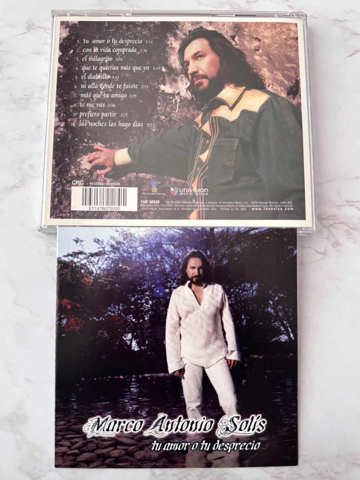 Marco Antonio Solis – Tu Amor O Tu Desprecio (2003) [ORIGINAL USA PRESS]