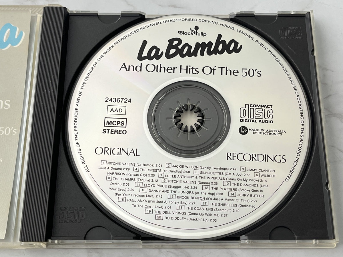 Paul Anka, Ritchie Valens, The Platters, Various, The Diamonds – La Bamba And Other Hits Of The 50's [DISCTRONICS PRESS]