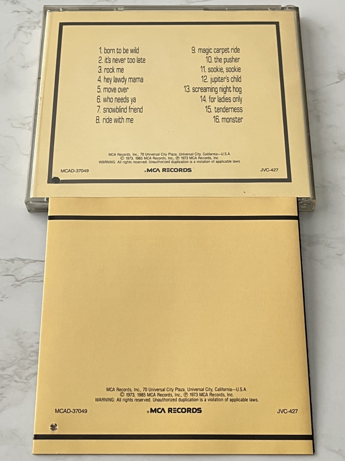 Steppenwolf – 16 Greatest Hits (Promo) (1988) [ORIGINAL USA PRESS]