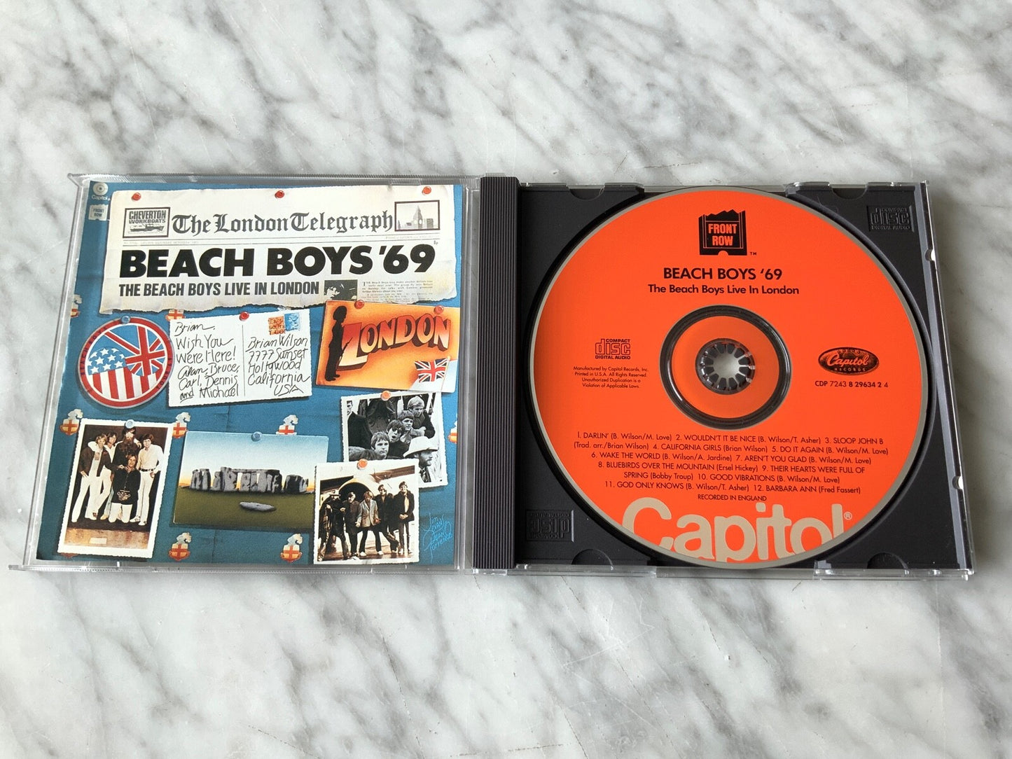The Beach Boys – '69 Live In London (1994) [ORIGINAL USA PRESS]